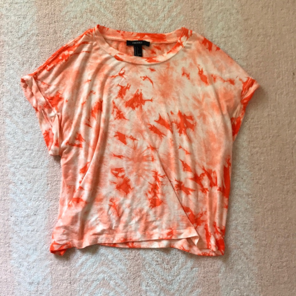 Forever 21 tie dye tee